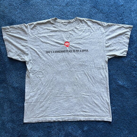 vintage levi's 501 tee - Picture 1 of 4